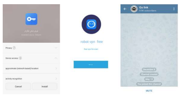 مخاطرات برنامه های فیلترشکن تلگرام، اینستاگرام 3 مخاطرات برنامه فیلترشکن تلگرام