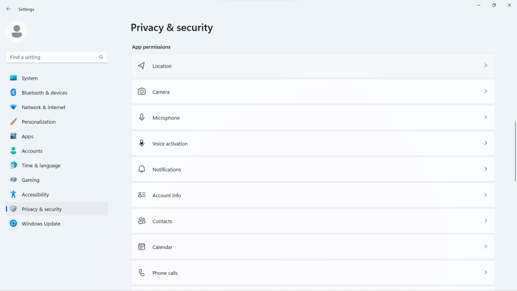 Privacy And Security