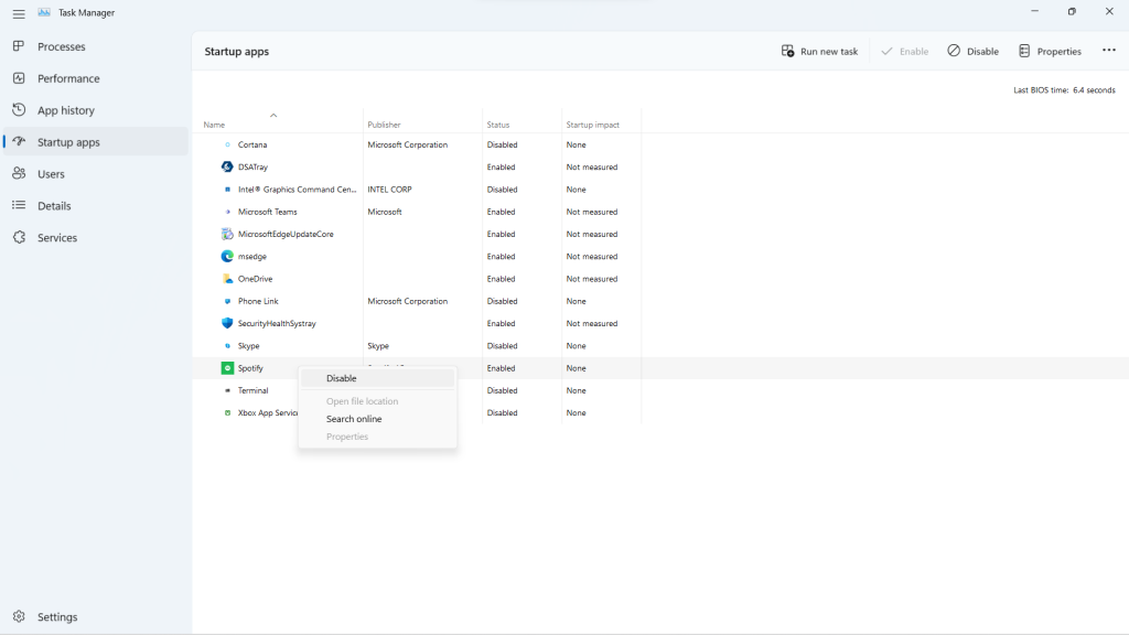 Startup Apps