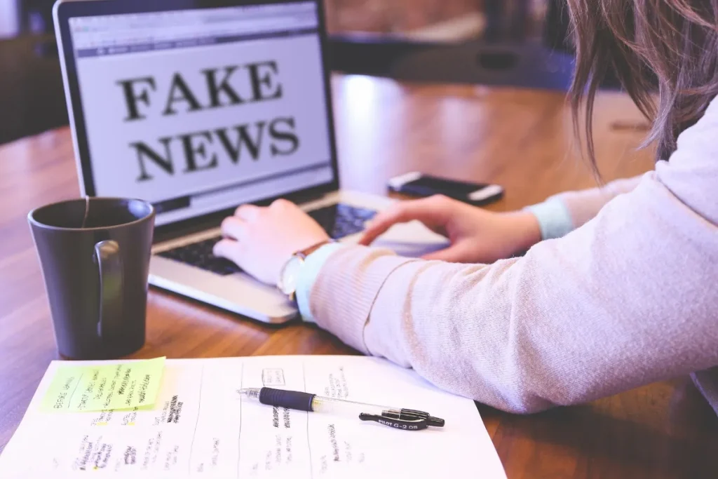 2022 12 Woman Using Laptop Fake News 6390433Ea37D1D86B80C9099