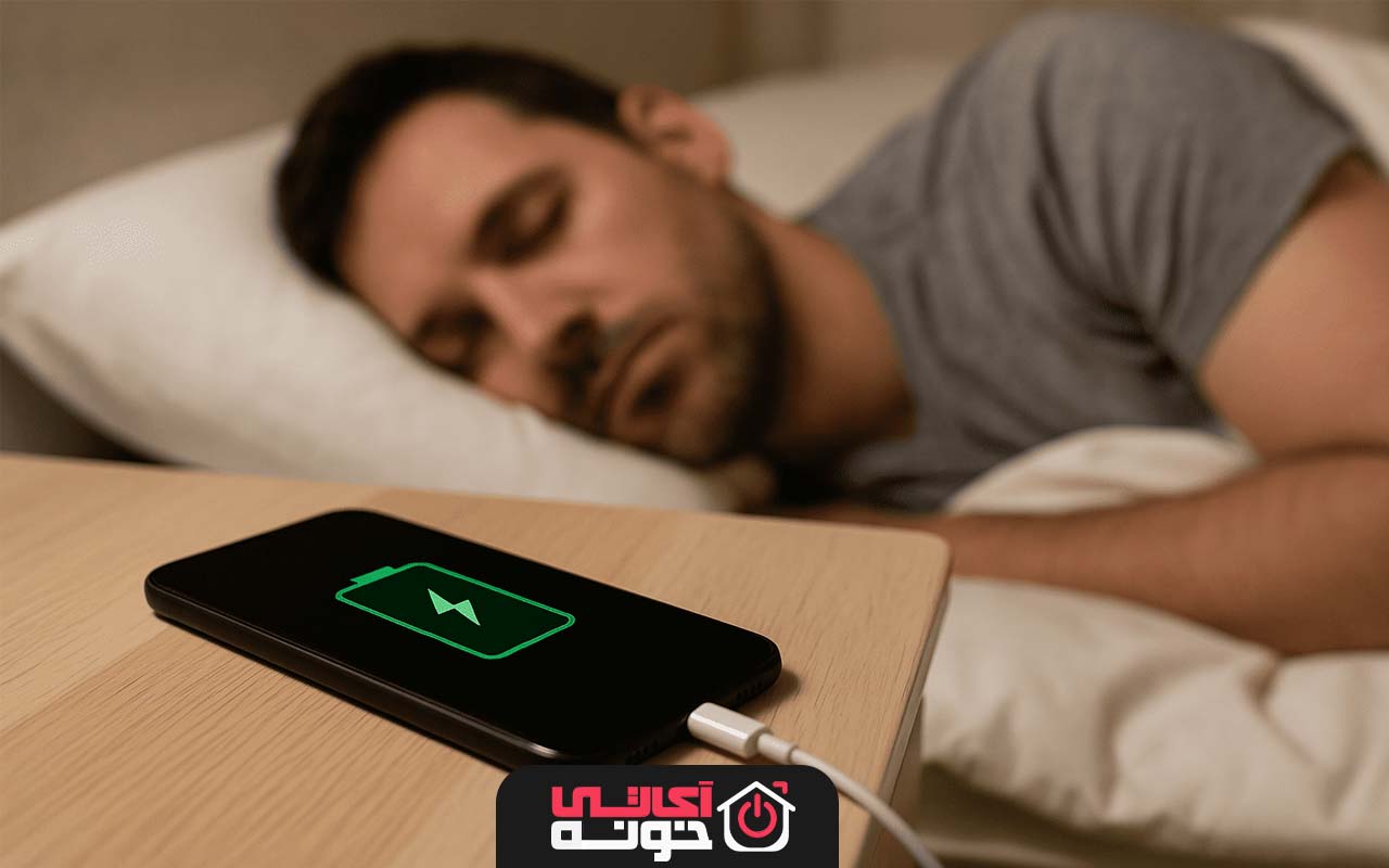 آیا شارژ شبانه گوشی به باتری آسیب میزند؟
